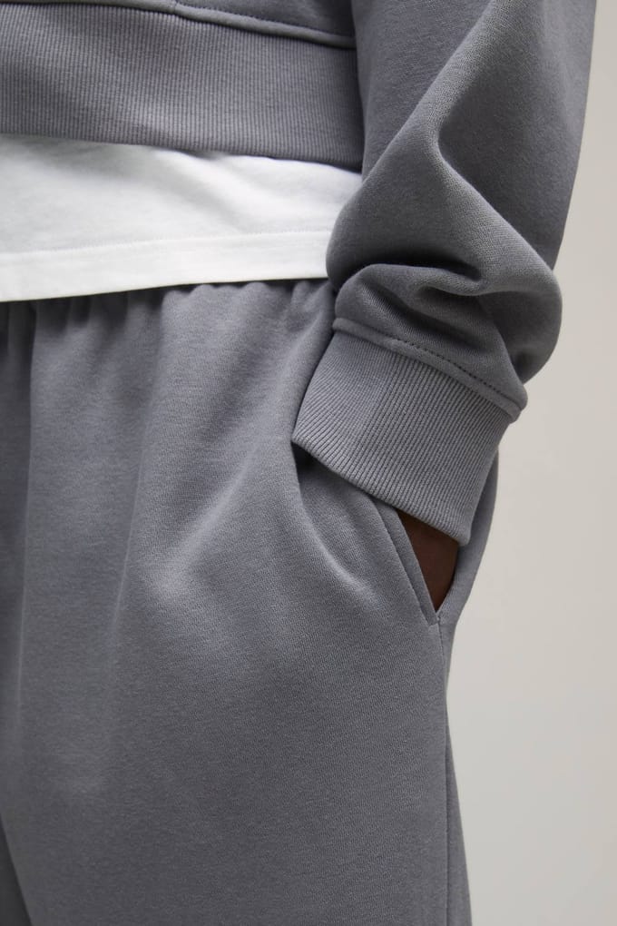 Basic Baggy Drop Crotch Jogger | Grey | Size Medium
