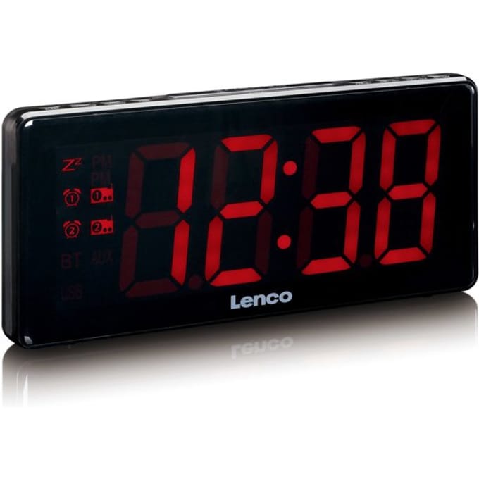Lenco Klokradio CR-30 Dual BK