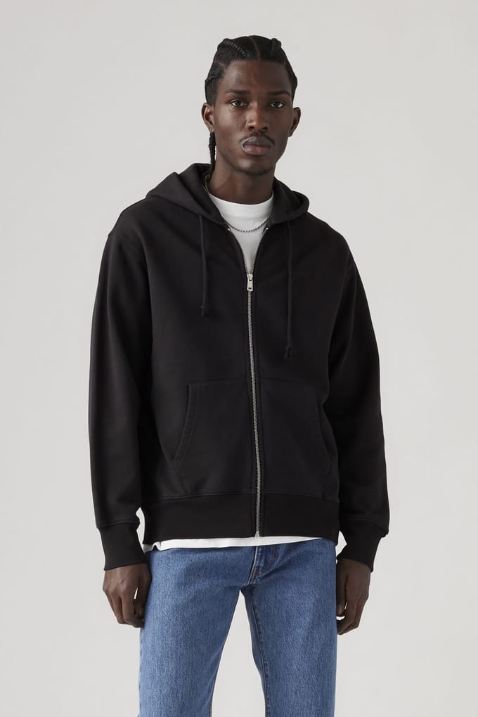 Levi's Authentic Full Zip Sweatshirt Größe: M | Kaputzenpullis Outlet | Herren