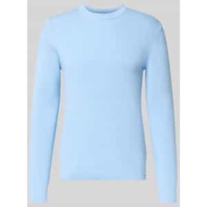 Relaxed fit Gebreide pullover met ronde hals