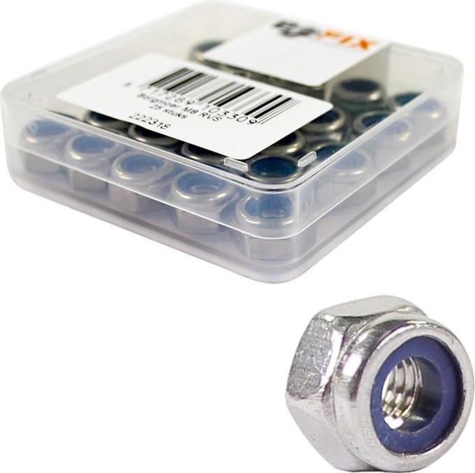 Bofix Borgmoer M8 Rvs 25 Stuks (222318)