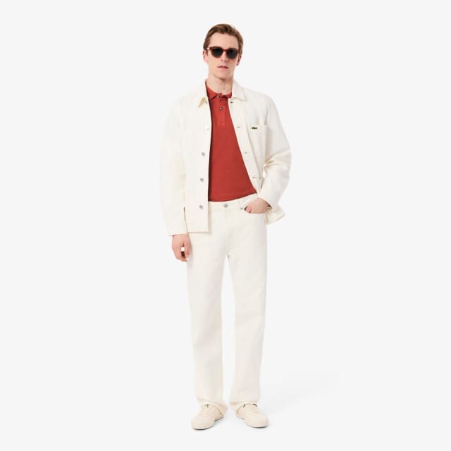 Lacoste 1HT1 Casual T-shirt heren Rood L