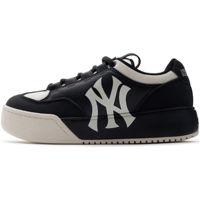 MLB Chaussures de Skate Basses Larges Décontractées Tendance Durables Unisexes Baskets Noir 3ASXCCW3N-50BKS 36.5 gray