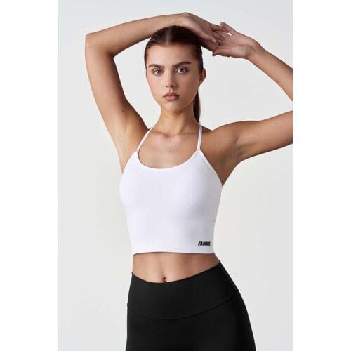 FAMME Power Seamless Top White XL