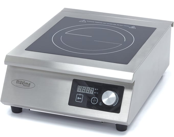Inductiekookplaat - Ø 32 cm - 5000W - 400V