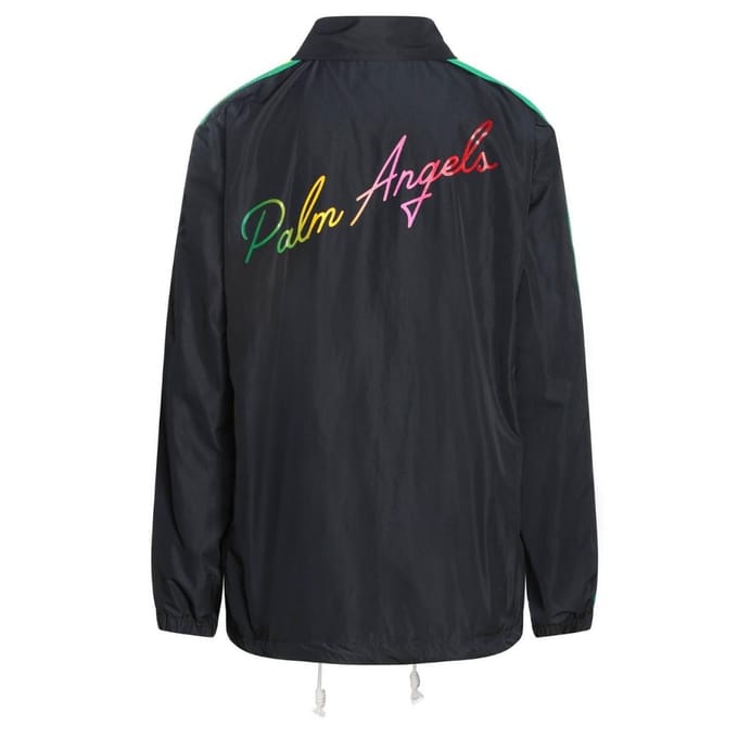 Palm Angels Miami-logo zwarte jas