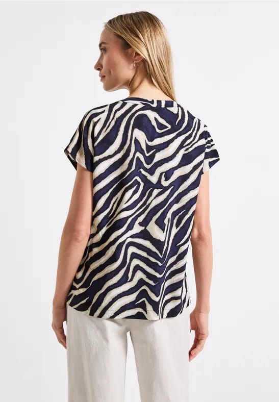 Gedessineerde blouse