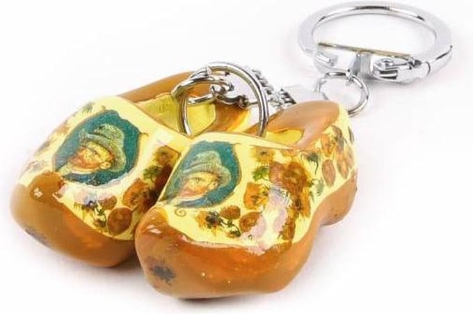Sleutelhanger Klomp Dubbel Van Gogh 4 Cm - Souvenir