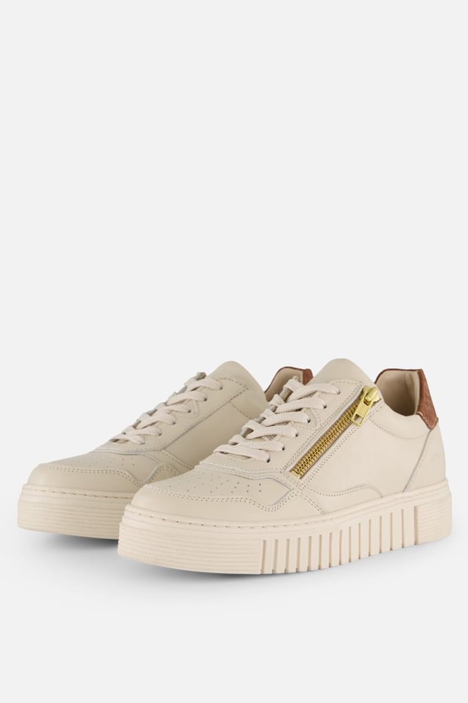 Aqa Sneakers wit Leer - Maat 42