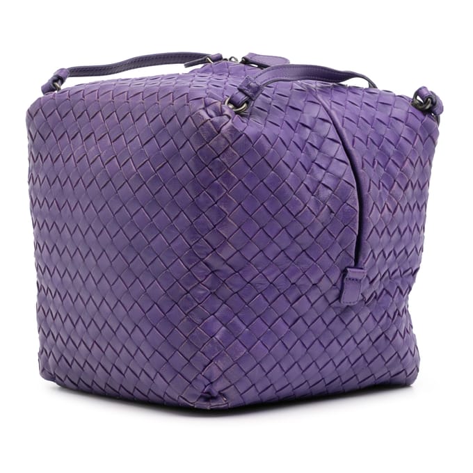 Tweedehands Nappa Intrecciato Cube Schoudertas