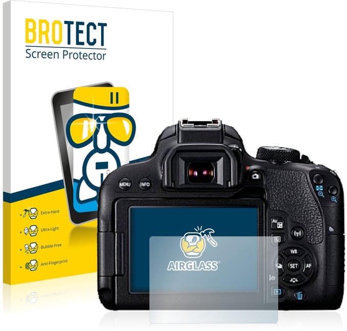 Screenprotector voor Canon EOS 800D Beschermglas transparant