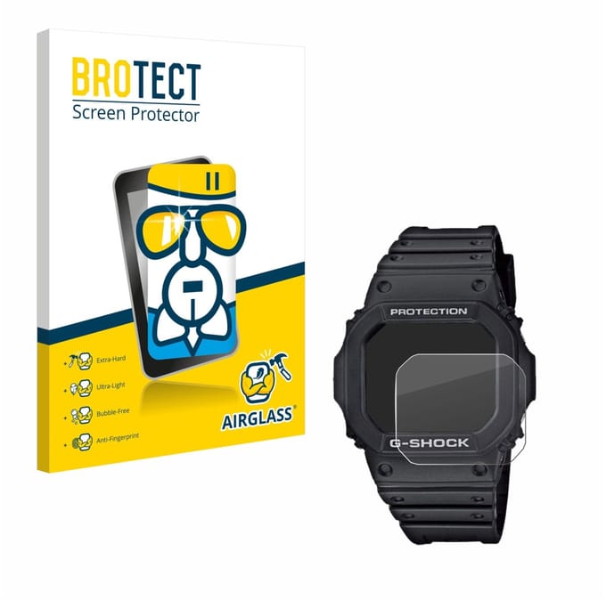 Screenprotector voor Casio G-Shock GW-M5610-1ER Beschermglas transparant