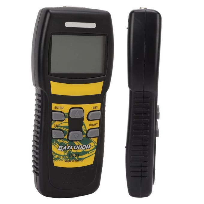 U581 Lecteur de codes de voiture OBD2 Outil d'analyse de diagnostic automobile Multifonction pour camions légers 1996 ?Plus récent gray