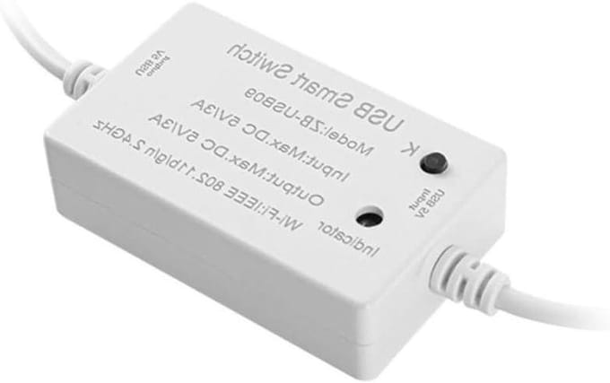 Slimme USB Controller - Smart Home Module - Apparaten Automatiseren - Spraakbesturing Ingebouwd - 8 x 5 x 2 cm
