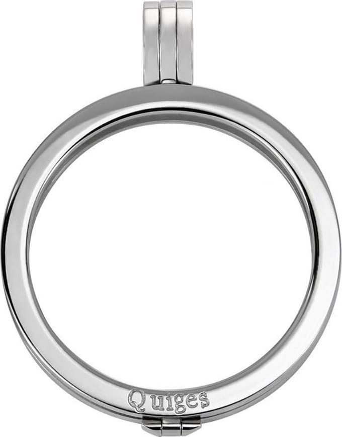 Quiges - Munthouder van Roestvrij Staal 33mm - EPRH005