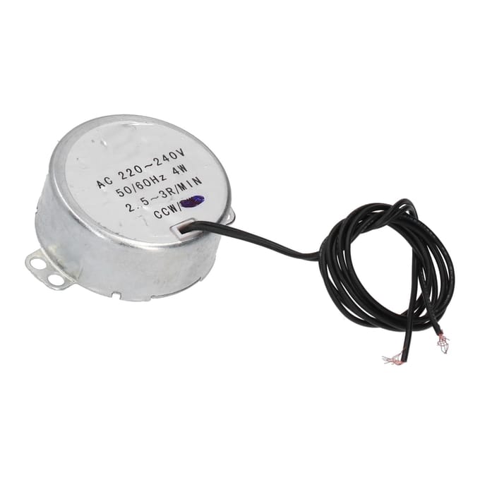 2 Stuks Micro Motor Richting CCW Synchrone Elektrische Machineonderdelen AC220?240V 2.5?3RPM 4W