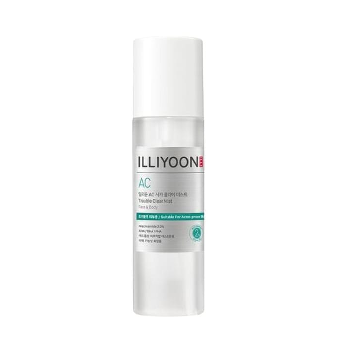 ILLIYOON Cica Trouble Mist Verzachtende & Acne Verzorgende Gezichtsspray 200ml white