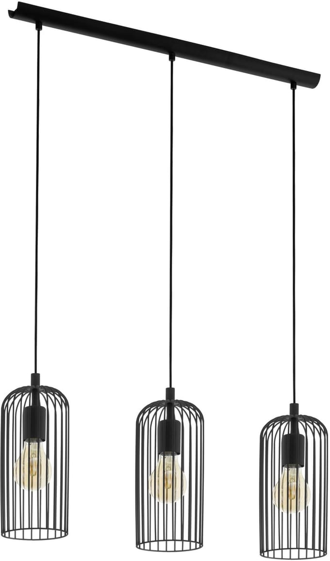 EGLO Roccamena 1 Hanglamp - E27 - 73 cm - Zwart