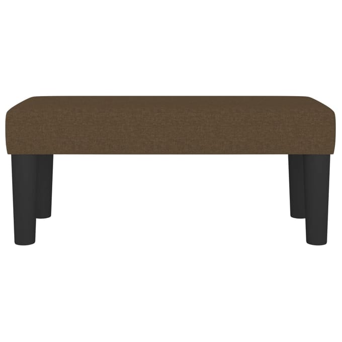vidaXL - Bankje - 70x30x30 - cm - stof - bruin