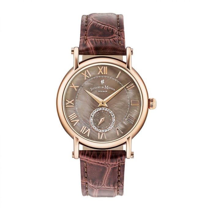 JACQUES du MANOIR VEN.04 Dames Horloge 36mm Swiss-Made