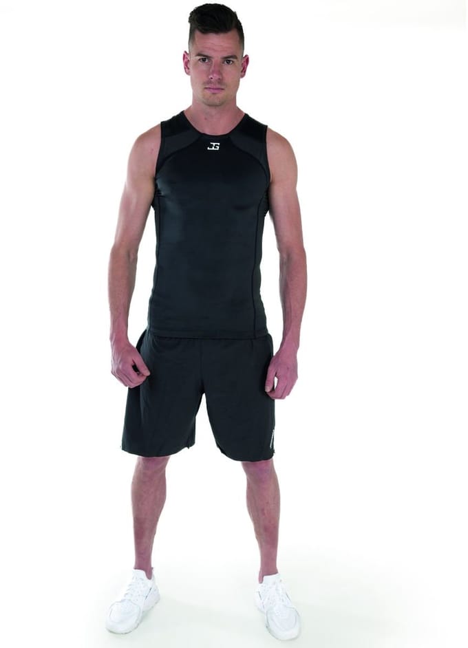 Joya Rashguard Tanktop - Zwart/Wit (Beschikbaar in verschillende maten)