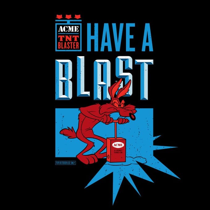 Looney Tunes ACME Have A Blast Men's T-Shirt - Black - 3XL