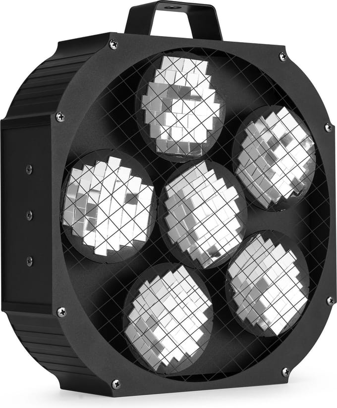 Fuzzix MBR60 spiegelreflector - 6 roterende spiegelschijven met 37 spiegels - DMX