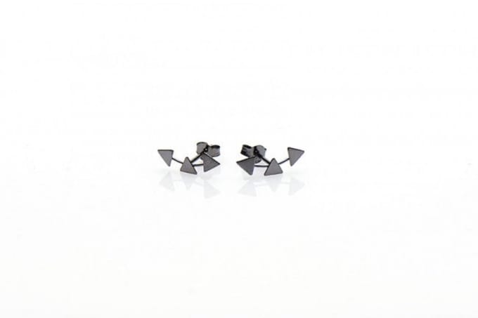 Karma Symbols oorbel M1317 Triples Triangle