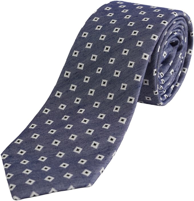 WE Fashion Heren stropdas met print