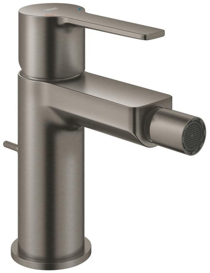 GROHE Lineare 33848AL1 - 1-gats bidetkraan - S-size - met waste - Brushed Hard Graphite