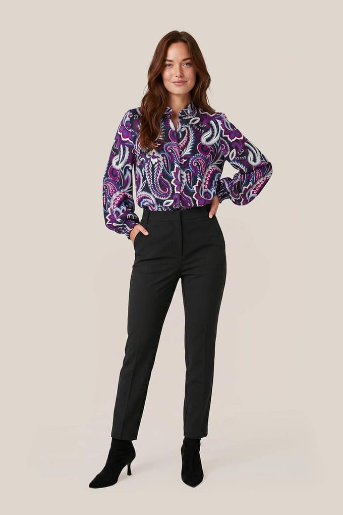 Caroline Tensen Lismore Broek Zwart