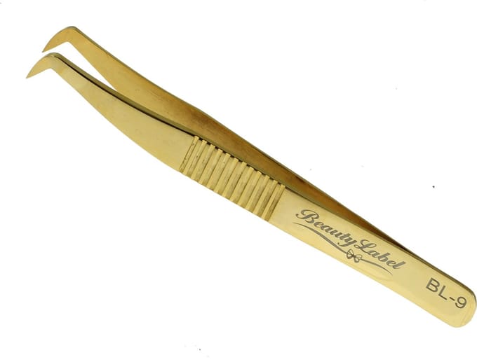 Beauty Label Pincet BL-9 - Volume Tweezer - Goud