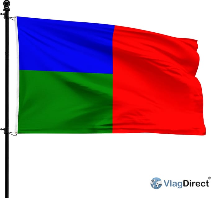 Oudergemse vlag - Gemeente Oudergem vlag - 90 x 150 cm.