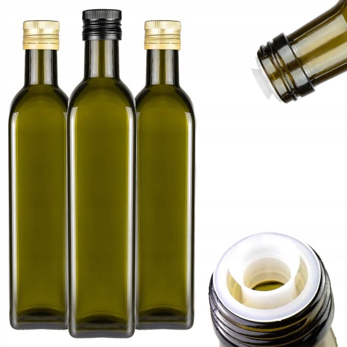 Bimberek - Marasca Flessen - 500ml - Olijfolie - Met Doseerder