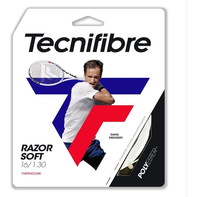 Tecnifibre Razor Soft Tennissnaar Wit 1,30 mm