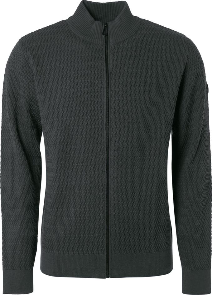 Vest effen jacquardmix