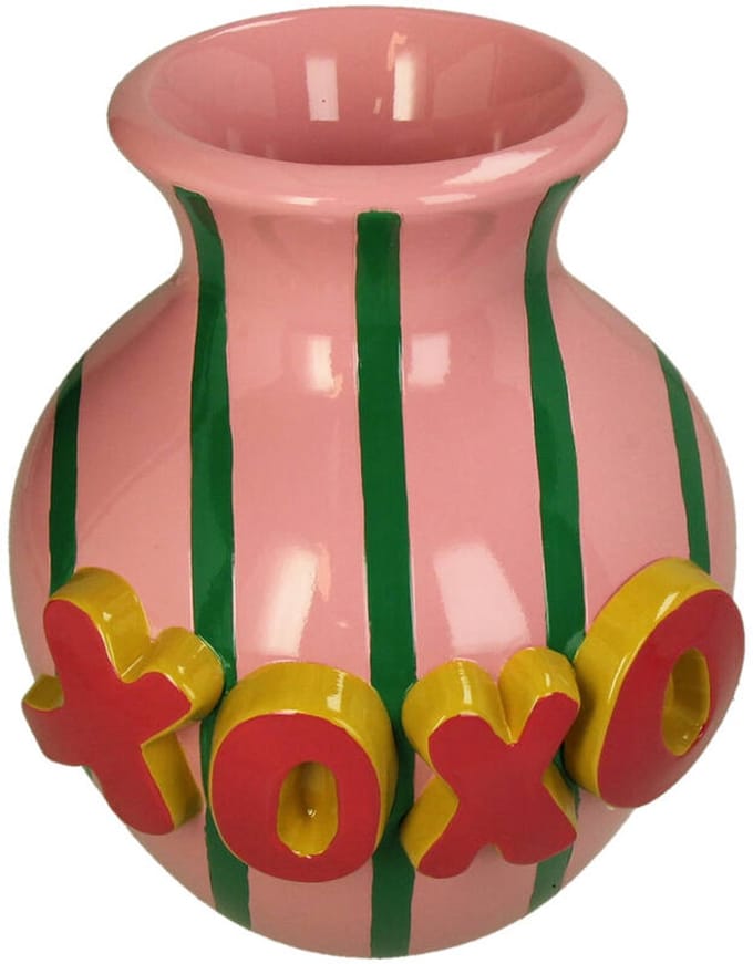Vase XOXO Polyresin Multi 18x19x22cm