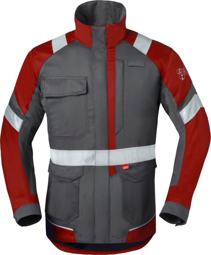 HAVEP Jack dames 5-Safety Image+ 50388 - Charcoal/Rood - S