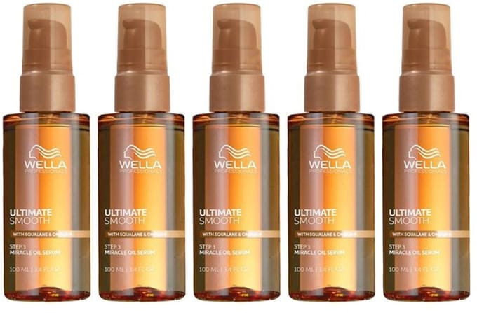5x Wella Ultimate Smooth Miracle Oil Serum 100ml
