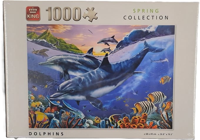 KING Puzzel Dolphins 1000 stukjes