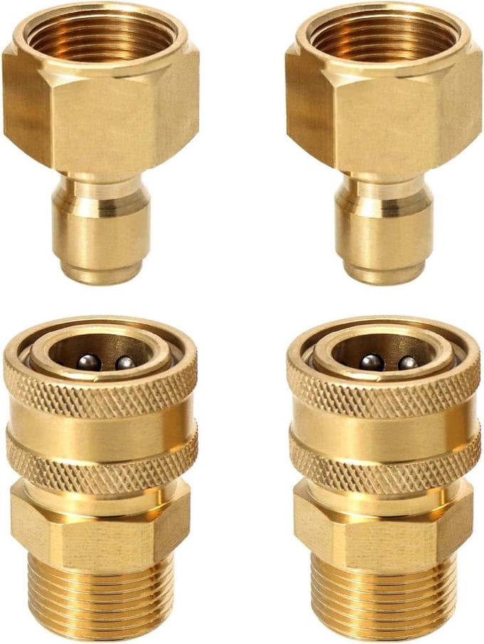 Solidchoice - Set van 2 Hogedrukadapter voor Hogedrukreiniger
