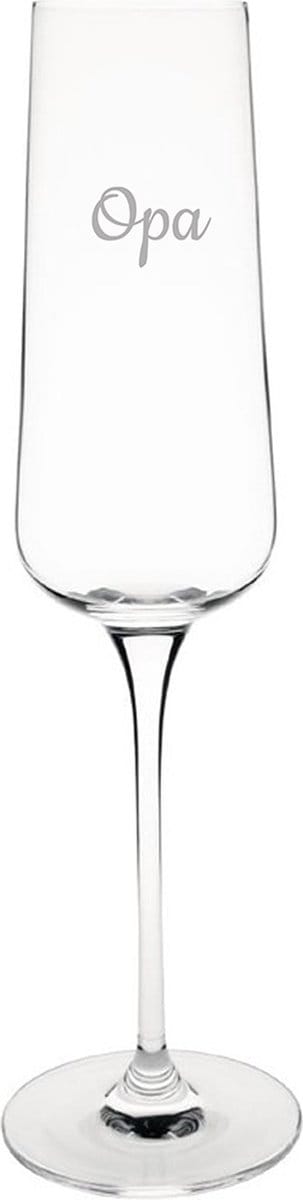 Gegraveerde Champagneglas 27cl Opa