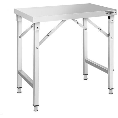 GGM Gastro Edelstahl Arbeitstisch - klappbar - 1000x600mm