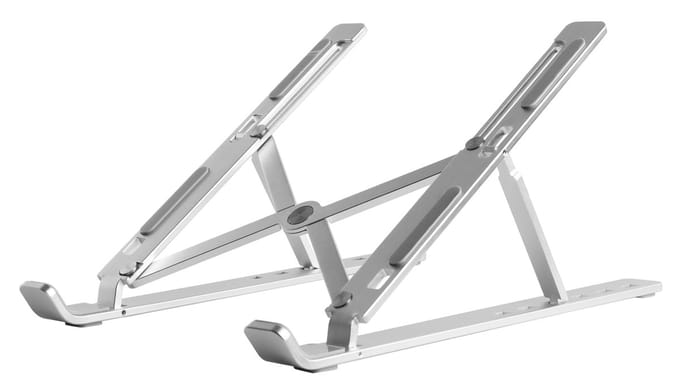 Mobilize Laptop aard | Mobilize Stand - Zilver Universeel