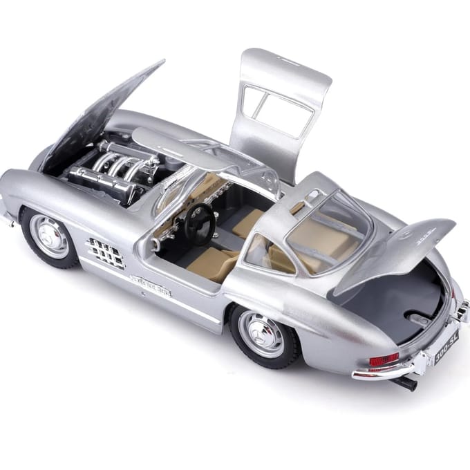 Bburago Mercedes-Benz 300 SL 1:24 modelauto - gemaakt van metaal