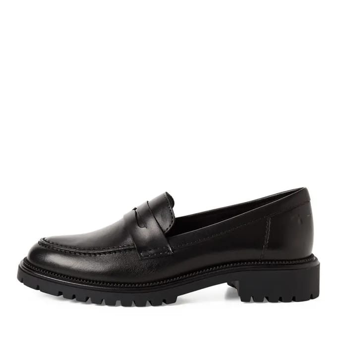 Instappers van echt leer Model 'Chunky Loafer'