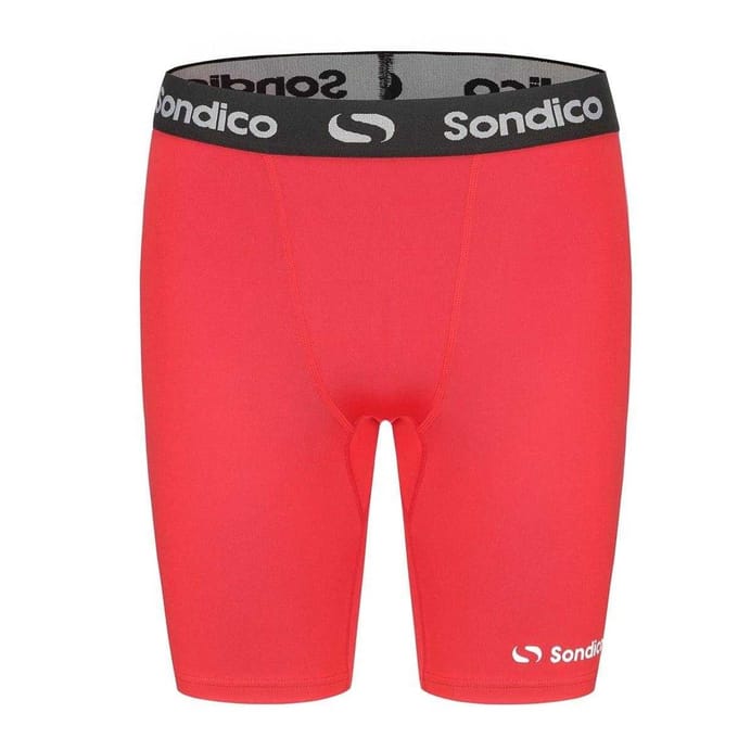 Sondico Core 6-basislaagshort voor heren (Rood)