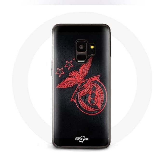 Samsung Galaxy S9 hoesje slb benfica zwarte achtergrond