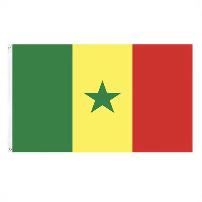 Senegalese Vlag - Vlag van Senegal - Senegalese vlag - WK - 150/90CM - Polyester - CHPN
