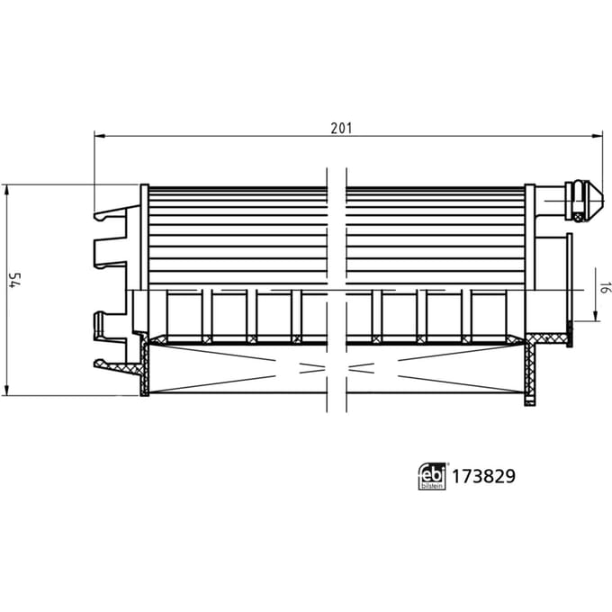 Oliefilter FEBI BILSTEIN 173829